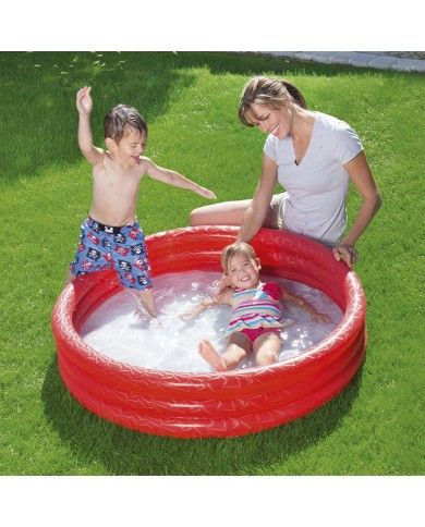 Bestway Piscina Gonfiabile Bambini 3 Anelli Eco Color Surtido 122x25 cm +2 Anni Giardino 51025