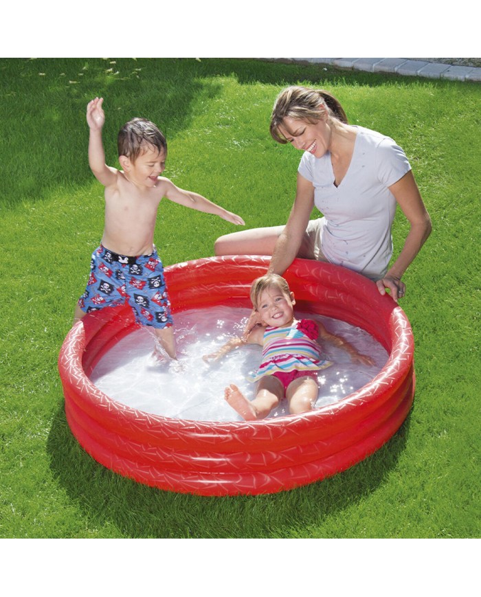 Bestway Piscina Gonfiabile Bambini 3 Anelli Eco Color Surtido 122x25 cm +2 Anni Giardino 51025 Bestway Piscina Gonfiabile Bambini 3 Anelli Eco Color Surtido 122x25 cm +2 Anni Giardino 51025