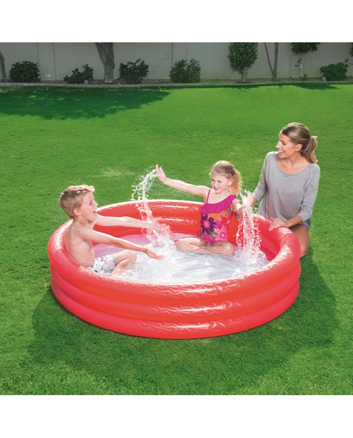 Bestway Piscina Gonfiabile per Bambini 3 Anelli Eco Colore Assortito 152x30 cm +2 Anni Giardino 51026 Bestway Piscina Gonfiabile per Bambini 3 Anelli Eco Colore Assortito 152x30 cm +2 Anni Giardino 51026