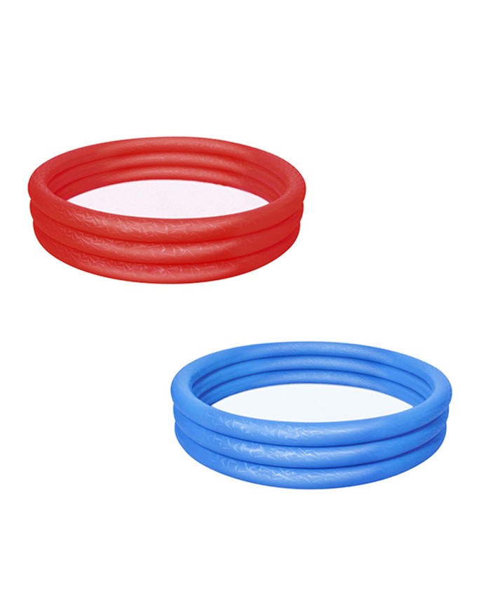 Bestway Piscina Gonfiabile Bambini 3 Anelli Eco Colore Assortito 183x33 cm +2 Anni Giardino 51027