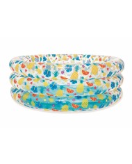 Bestway Piscina Gonfiabile 3 Anelli Trasparente Tropicale 150x53 cm +6 Anni Giardino 51045 Bestway Piscina Gonfiabile 3 Anelli Trasparente Tropicale 150x53 cm +6 Anni Giardino 51045