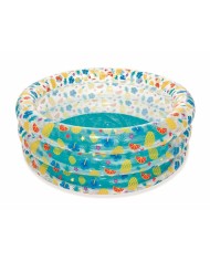 Bestway Piscina Gonfiabile 3 Anelli Trasparente Tropicale 150x53 cm +6 Anni Giardino 51045 Bestway Piscina Gonfiabile 3 Anelli Trasparente Tropicale 150x53 cm +6 Anni Giardino 51045