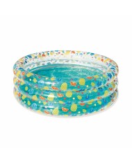 Bestway Piscina Gonfiabile 3 Anelli Trasparente Tropicale 150x53 cm +6 Anni Giardino 51045 Bestway Piscina Gonfiabile 3 Anelli Trasparente Tropicale 150x53 cm +6 Anni Giardino 51045