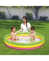 Bestway Piscina Gonfiabile 3 Anelli Sottopavimento imbottito 152x30cm +2 Anni Giardino 51103