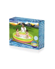 Bestway Piscina Gonfiabile 3 Anelli Sottopavimento imbottito 152x30cm +2 Anni Giardino 51103