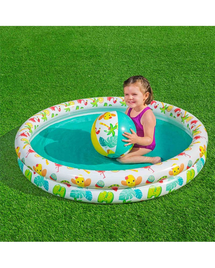Bestway Piscina Gonfiabile per Bambini 2 Anelli Set 122x20 cm +2 Anni Giardino 51124 Bestway Piscina Gonfiabile per Bambini 2 Anelli Set 122x20 cm +2 Anni Giardino 51124