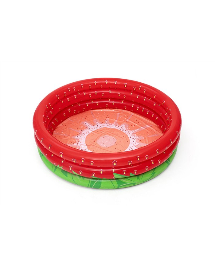 Bestway Piscina Gonfiabile Infantile 3 Anelli Fragola 168x38 cm +2 Anni Giardino 51145 Bestway Piscina Gonfiabile Infantile 3 Anelli Fragola 168x38 cm +2 Anni Giardino 51145