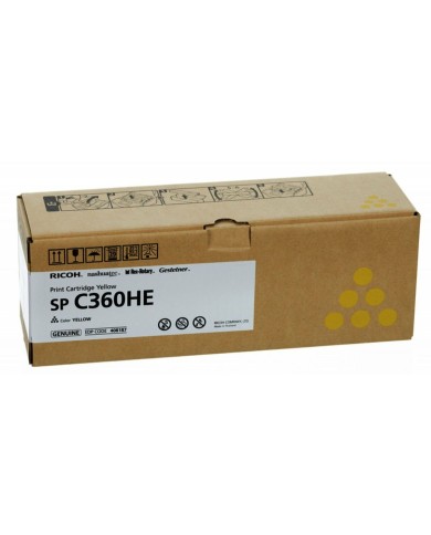 Toner Originale Ricoh 408187 Giallo Nero