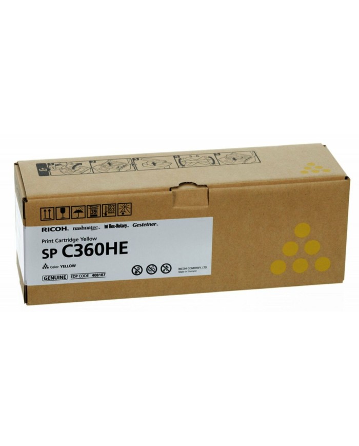 Toner Originale Ricoh 408187 Giallo Nero
