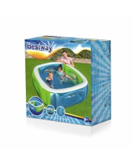 Bestway Piscina Gonfiabile con Finestrini 168x168x56 cm +6 Anni Giardino 51132 Bestway Piscina Gonfiabile con Finestrini 168x168x56 cm +6 Anni Giardino 51132