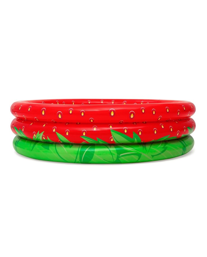 Bestway Piscina Gonfiabile Infantile 3 Anelli Fragola 168x38 cm +2 Anni Giardino 51145 Bestway Piscina Gonfiabile Infantile 3 Anelli Fragola 168x38 cm +2 Anni Giardino 51145