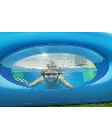 Bestway Piscina Gonfiabile con Finestrini 168x168x56 cm +6 Anni Giardino 51132