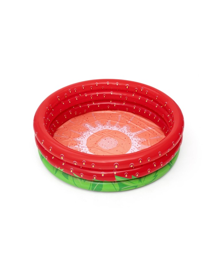 Bestway Piscina Gonfiabile Infantile 3 Anelli Fragola 168x38 cm +2 Anni Giardino 51145 Bestway Piscina Gonfiabile Infantile 3 Anelli Fragola 168x38 cm +2 Anni Giardino 51145