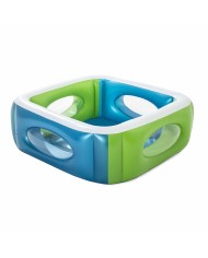 Bestway Piscina Gonfiabile con Finestrini 168x168x56 cm +6 Anni Giardino 51132 Bestway Piscina Gonfiabile con Finestrini 168x168x56 cm +6 Anni Giardino 51132