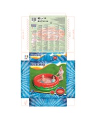 Bestway Piscina Gonfiabile Infantile 3 Anelli Fragola 168x38 cm +2 Anni Giardino 51145 Bestway Piscina Gonfiabile Infantile 3 Anelli Fragola 168x38 cm +2 Anni Giardino 51145