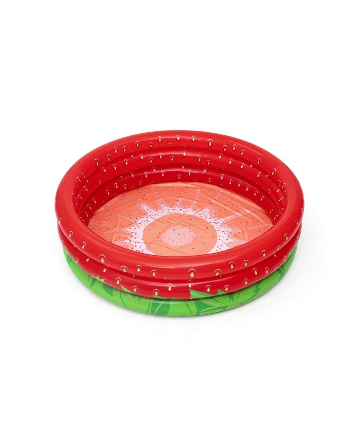 Bestway Piscina Gonfiabile Infantile 3 Anelli Fragola 168x38 cm +2 Anni Giardino 51145 Bestway Piscina Gonfiabile Infantile 3 Anelli Fragola 168x38 cm +2 Anni Giardino 51145