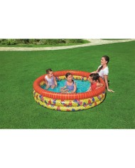 Bestway Piscina Gonfiabile per Bambini 3 Anelli Farfalle 168x38 cm +2 Anni Giardino 51202