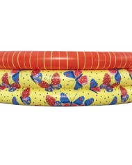 Bestway Piscina Gonfiabile per Bambini 3 Anelli Farfalle 168x38 cm +2 Anni Giardino 51202