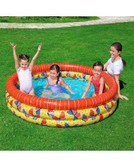 Bestway Piscina Gonfiabile per Bambini 3 Anelli Farfalle 168x38 cm +2 Anni Giardino 51202