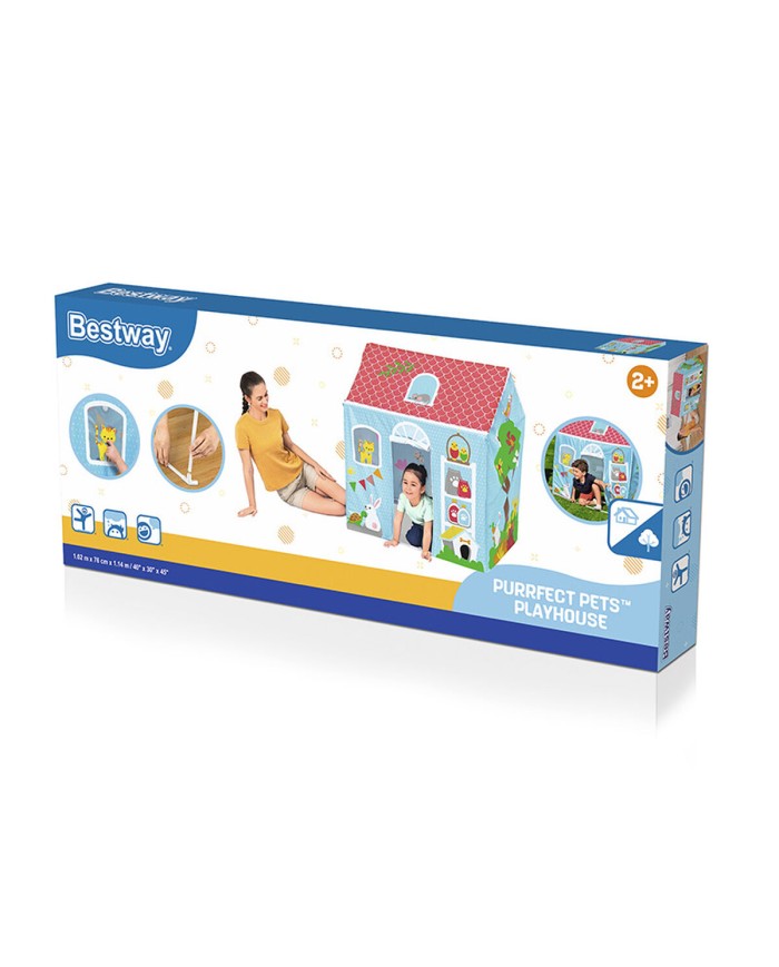 Bestway Gioco Cottage 102x76x114 cm +2 Anni Interno e Giardino 52007 Bestway Gioco Cottage 102x76x114 cm +2 Anni Interno e Giardino 52007