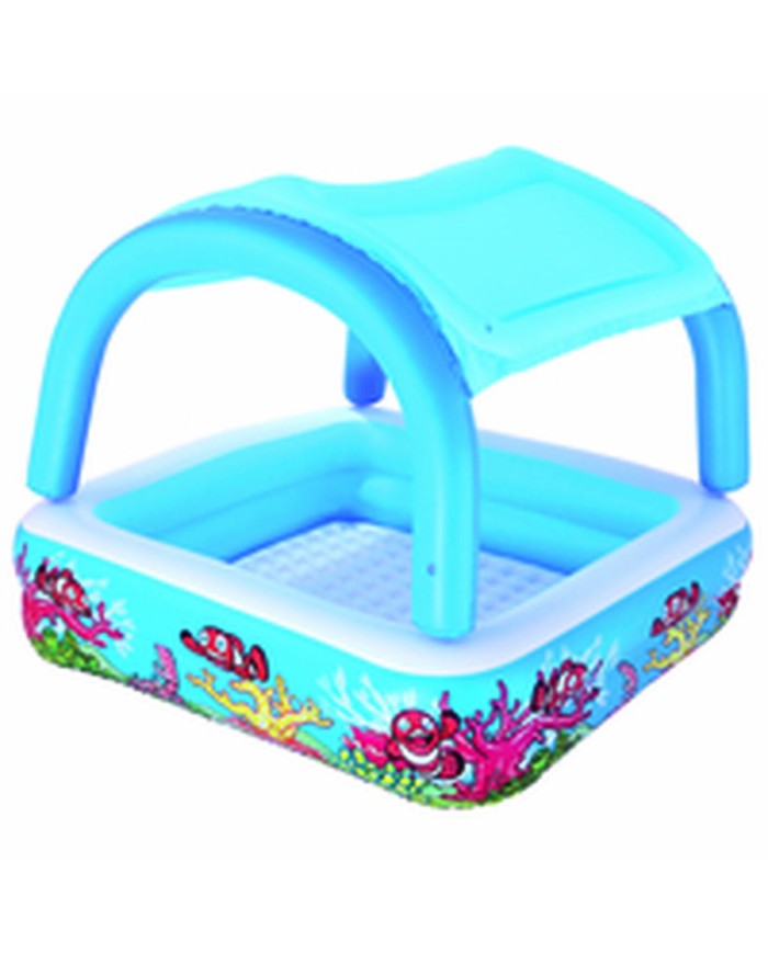 Bestway Piscina Gonfiabile Infantile Tetto Rimovibile 140x140x114 cm +2 Anni Giardino 52192 Bestway Piscina Gonfiabile Infantile Tetto Rimovibile 140x140x114 cm +2 Anni Giardino 52192