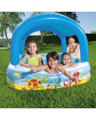 Bestway Piscina Gonfiabile Infantile Tetto Rimovibile 140x140x114 cm +2 Anni Giardino 52192 Bestway Piscina Gonfiabile Infantile Tetto Rimovibile 140x140x114 cm +2 Anni Giardino 52192