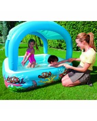 Bestway Piscina Gonfiabile Infantile Tetto Rimovibile 140x140x114 cm +2 Anni Giardino 52192 Bestway Piscina Gonfiabile Infantile Tetto Rimovibile 140x140x114 cm +2 Anni Giardino 52192