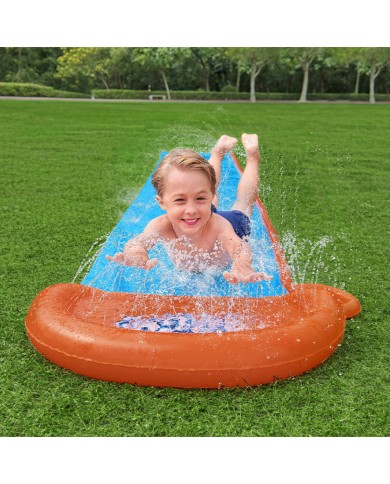 Bestway Pista Scivolo Singola 488x82 cm +3 Anni Giardino 52326