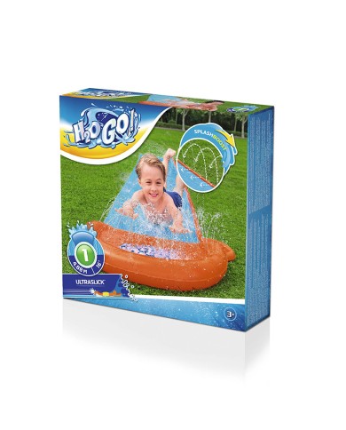 Bestway Pista Scivolo Singola 488x82 cm +3 Anni Giardino 52326