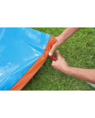 Bestway Pista Scivolante Doppia 488x138 cm +3 Anni Giardino 52328