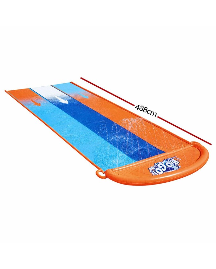 Bestway Pista Scivolante Tripla 488x207,5 cm +3 Anni Giardino 52329