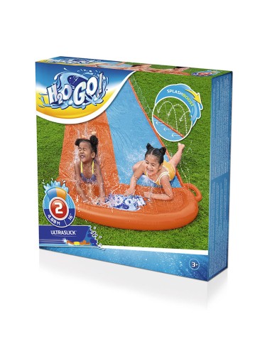 Bestway Pista Scivolante Doppia 488x138 cm +3 Anni Giardino 52328