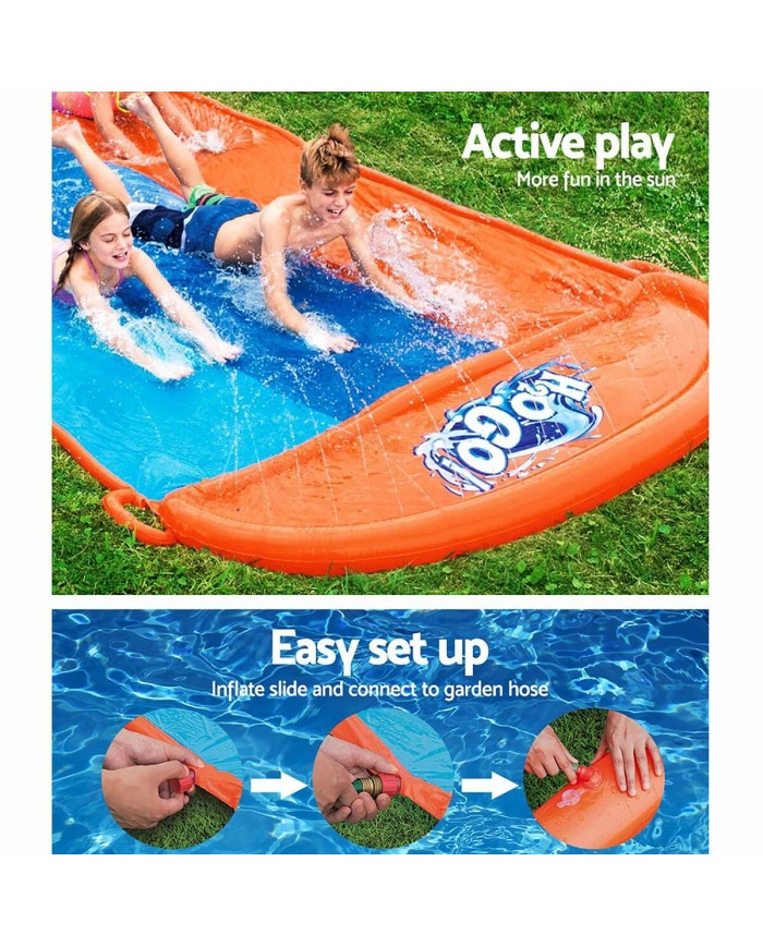 Bestway Pista Scivolante Tripla 488x207,5 cm +3 Anni Giardino 52329