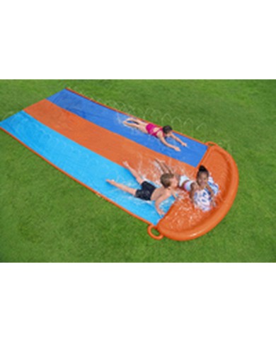 Bestway Pista Scivolante Tripla 488x207,5 cm +3 Anni Giardino 52329