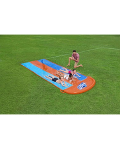 Bestway Pista Scivolante Tripla 488x207,5 cm +3 Anni Giardino 52329