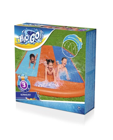 Bestway Pista Scivolante Tripla 488x207,5 cm +3 Anni Giardino 52329