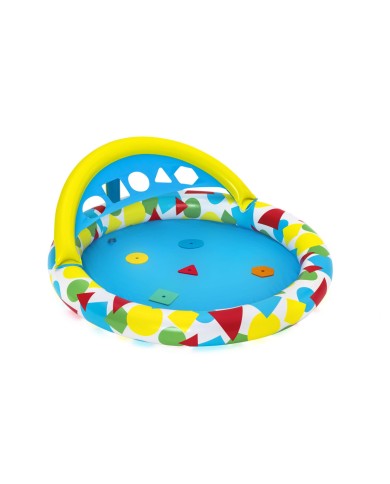 Bestway Piscina Gonfiabile Infantile Apprendimento 120x117x46 cm +4 mesi Giardino 52378