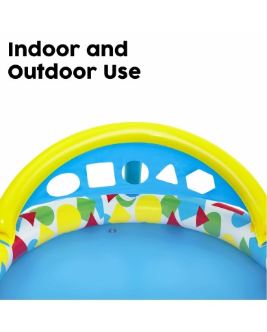 Bestway Piscina Gonfiabile Infantile Apprendimento 120x117x46 cm +4 mesi Giardino 52378
