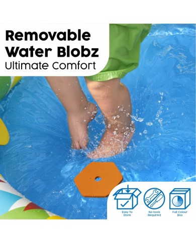 Bestway Piscina Gonfiabile Infantile Apprendimento 120x117x46 cm +4 mesi Giardino 52378