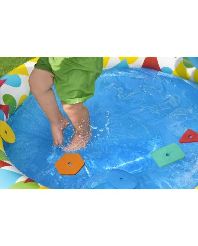 Bestway Piscina Gonfiabile Infantile Apprendimento 120x117x46 cm +4 mesi Giardino 52378