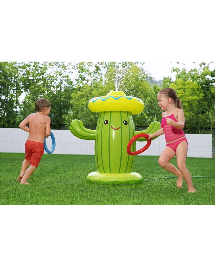 Bestway Spruzzatore Gonfiabile Cactus 105x60x105 cm +2 Anni Giardino 52281