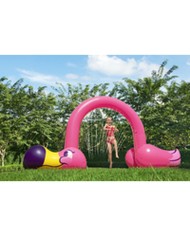 Bestway Irrigatore Jumbo Flamingo 340x110x193 cm +2 Anni Giardino 52382