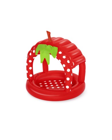 Bestway Piscina Gonfiabile per Bambini con Tetto Pavimento Imbottito 91x91x91 cm +2 Anni Giardino 52387