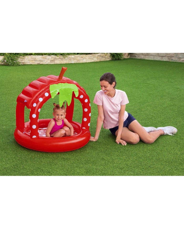 Bestway Piscina Gonfiabile per Bambini con Tetto Pavimento Imbottito 91x91x91 cm +2 Anni Giardino 52387 Bestway Piscina Gonfiabile per Bambini con Tetto Pavimento Imbottito 91x91x91 cm +2 Anni Giardino 52387