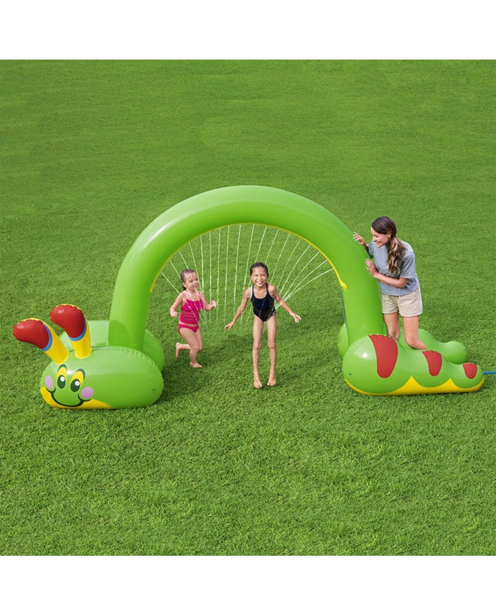 Bestway Aspersore Gonfiabile Jumbo Gusano 338x110x188 cm +2 Anni Giardino 52398 Bestway Aspersore Gonfiabile Jumbo Gusano 338x110x188 cm +2 Anni Giardino 52398