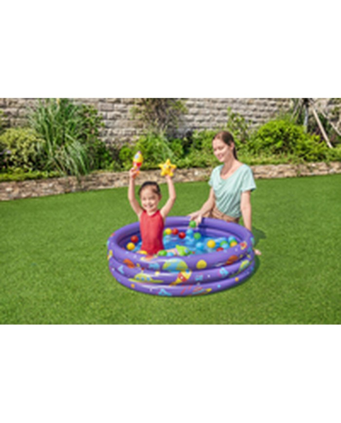 Bestway Piscina Gonfiabile per Bambini 3 Anelli con Palle 102x25 cm +2 Anni Interno e Giardino 52466 Bestway Piscina Gonfiabile per Bambini 3 Anelli con Palle 102x25 cm +2 Anni Interno e Giardino 52466