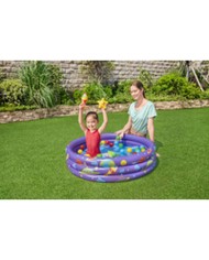 Bestway Piscina Gonfiabile per Bambini 3 Anelli con Palle 102x25 cm +2 Anni Interno e Giardino 52466 Bestway Piscina Gonfiabile per Bambini 3 Anelli con Palle 102x25 cm +2 Anni Interno e Giardino 52466