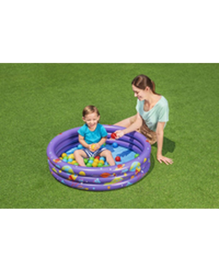 Bestway Piscina Gonfiabile per Bambini 3 Anelli con Palle 102x25 cm +2 Anni Interno e Giardino 52466 Bestway Piscina Gonfiabile per Bambini 3 Anelli con Palle 102x25 cm +2 Anni Interno e Giardino 52466