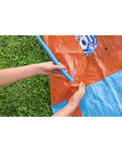 Bestway Pista Scivolante Tsunami Singola 488x82 cm +3 Anni Giardino 52477