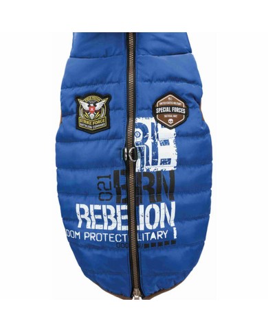 Cappotto per cane Trixie Saint-Malo Azzurro M